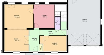 EMERAUDE traditionnel 3390-594439_plan-rez-de-chaussee.jpg - Maisons Horizon