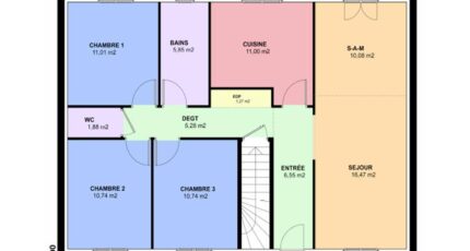 TOPAZE SOUS SOL traditionnel 3393-594452_plan-etage.jpg - Maisons Horizon