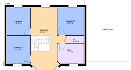Haucourt-Moulaine Maison neuve - 2088599-594445_plan-etage.jpg Maisons Horizon