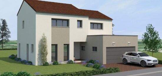 Maison neuve à Sainte-Barbe, Grand Est