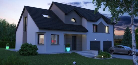 Maison neuve à Chenières, Grand Est