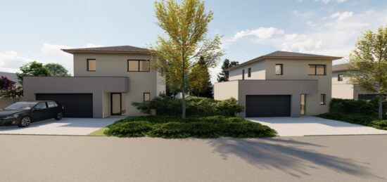 Maison neuve à Charly-Oradour, Grand Est