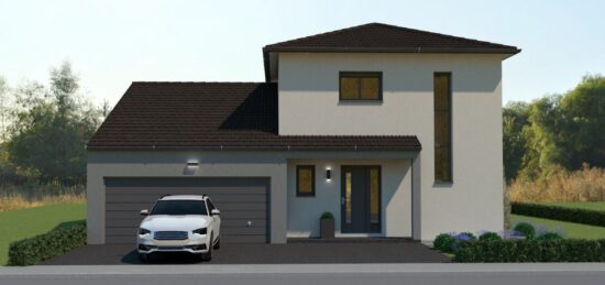 Maison neuve à Boust, Grand Est