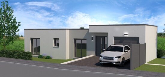 Maison neuve à Boust, Grand Est