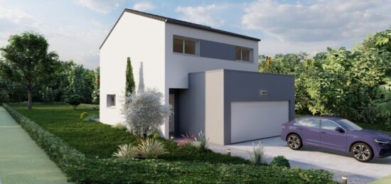 Maison neuve à Boust, Grand Est