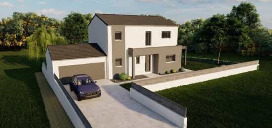 Maison neuve à Boust, Grand Est