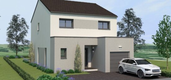 Maison neuve à Boust, Grand Est