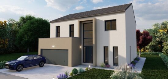 Maison neuve à Boust, Grand Est