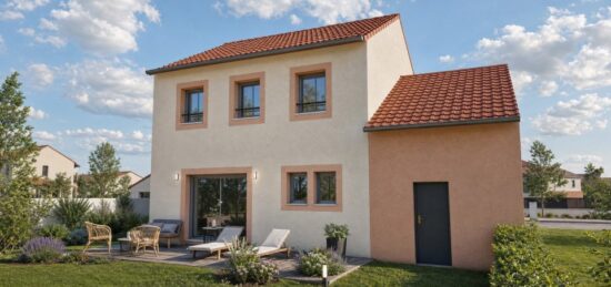Maison neuve à Boust, Grand Est